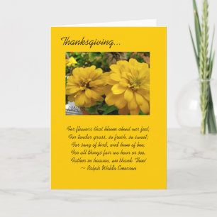 Carte personnalisable de thanksgiving
