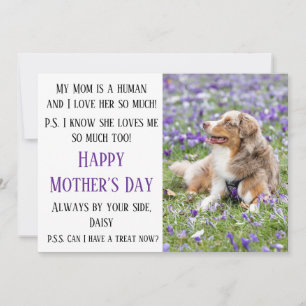 Carte personnalisable Fête des Mères pour maman de