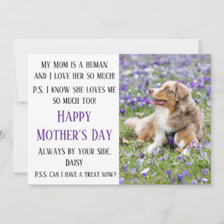 Carte personnalisable Fête des Mères pour maman de