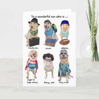 Carte Personnalisable Funny Homme Relatif