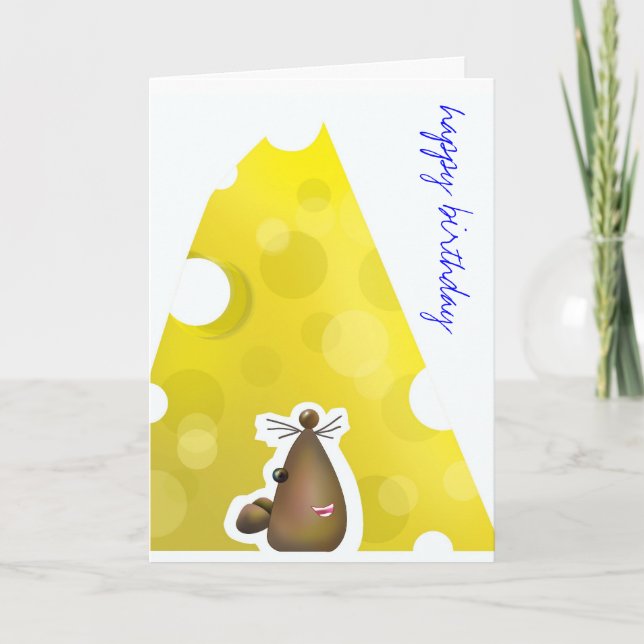 Carte Personnalisable : Grand fromage (Devant)
