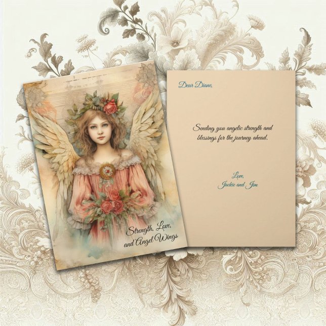 Carte Personnalisable N'Importe Quelle Occasion Angel Vi (Créateur téléchargé)