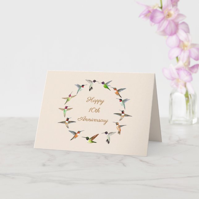 Carte personnalisable pour un joyeux anniversaire  (Orchidée)