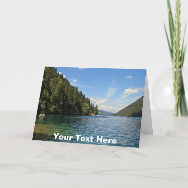 Carte Personnalisable Weissensee, Autriche (Devant)