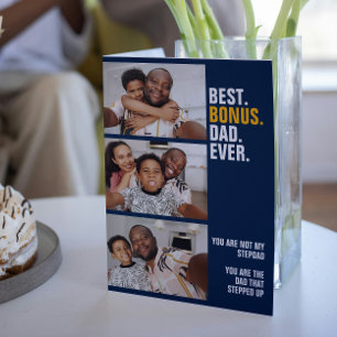 Carte Personnalisé 3 Photo Le Père Qui S'Est Levé