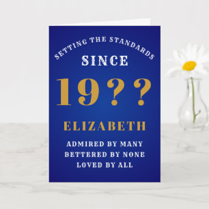 Carte Personnalisé 90e anniversaire 1930s Ajouter votre 