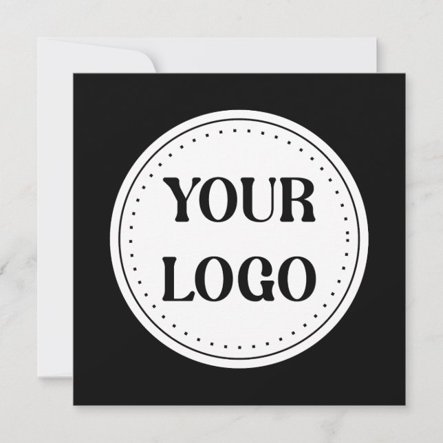 Carte Personnalisé, élégant, moderne et minimaliste (Devant)