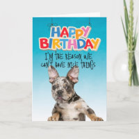 Personnalisé et drôle d'anniversaire de votre Fren