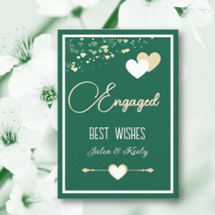 Carte Personnalisé ! Fiançailles de couples parfaits