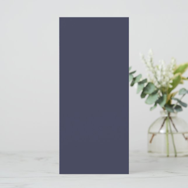 Carte Personnalisé gris foncé (Debout devant)