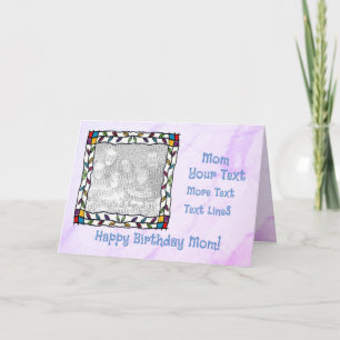 Carte Personnalisé Joyeux Anniversaire maman