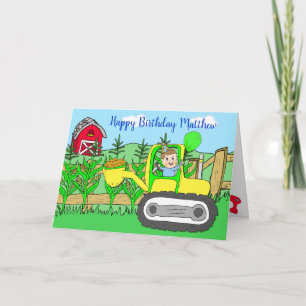Carte Personnalisé Joyeux Anniversaire Petit Garçon