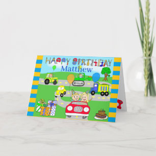 Carte Personnalisé Joyeux Anniversaire Petit Garçon