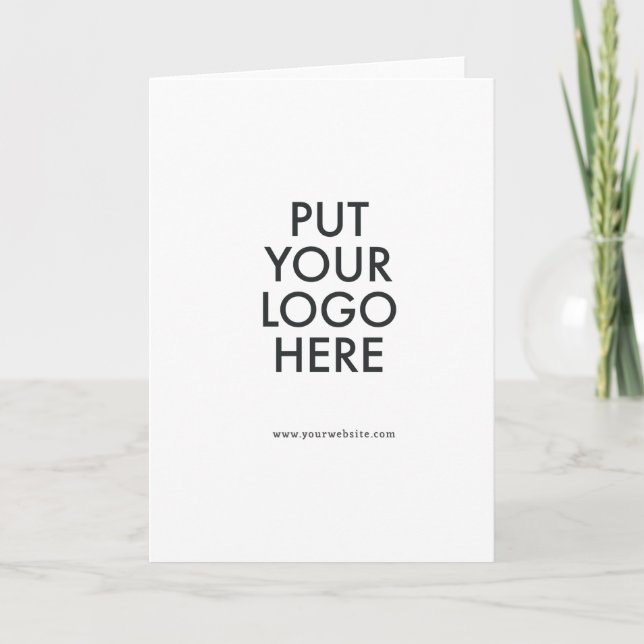 Carte Personnalisé, modifiable, branding (Devant)