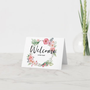 Carte Personnalisé simple Élégante Bienvenue dans l'équi