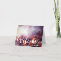 Personnalisé simple Élégante Bienvenue dans l'équi