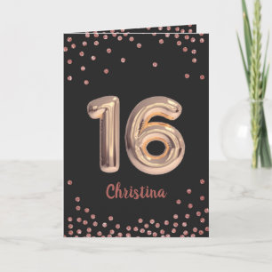 Carte Personnalisé Sweet 16 Happy 16th Birthday Parties 