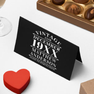 Carte Personnalisé Vintage à la perfection