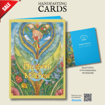CARTE PERSONNALISÉE À LA MAIN PAGAN CELTIC NATURE