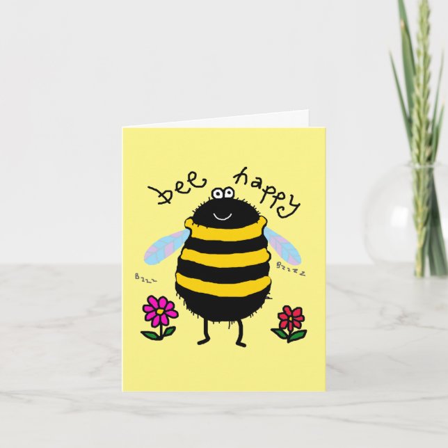 Carte personnalisée Abee Happy Cute (Devant)