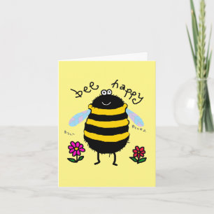 Carte personnalisée Abee Happy Cute