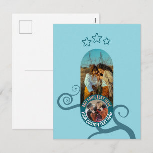 Carte personnalisée avec photo et message – Texte
