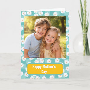 Carte personnalisée avec photo pour la fête des Mè