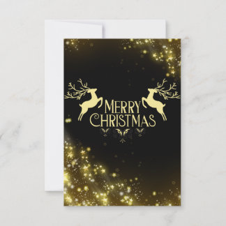 Carte personnalisée Cadeaux de rennes de Noël 2021