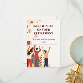 Carte personnalisée - Collègues d'adieu