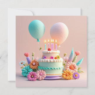 Carte personnalisée d'anniversaire
