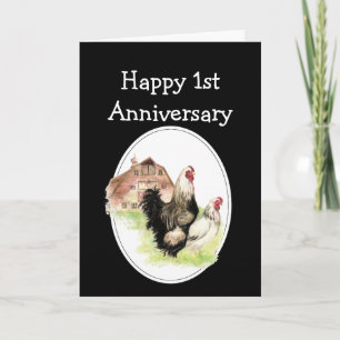 Carte personnalisée d'anniversaire de mariage Ferm
