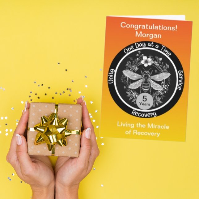 Carte personnalisée de Jalon de Sobriété (Créateur téléchargé)