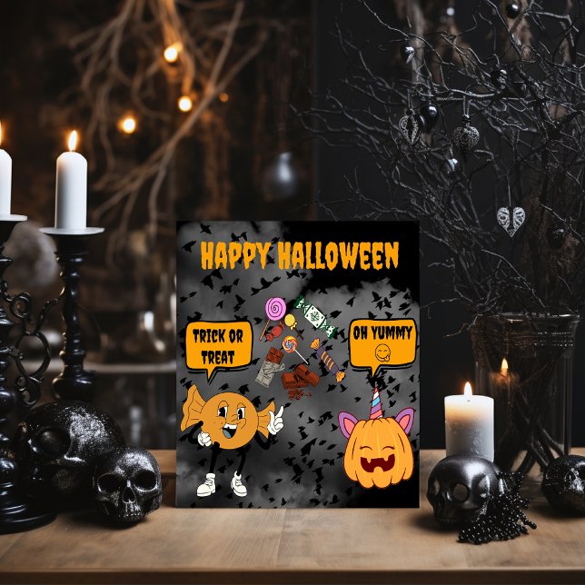 Carte personnalisée de Joyeux Halloween (Créateur téléchargé)