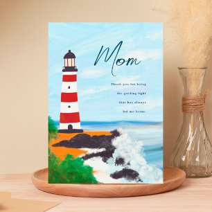 Carte personnalisée de la fête des Mères Phare
