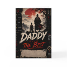 Carte personnalisée de la Fête des Pères Esprit Sa