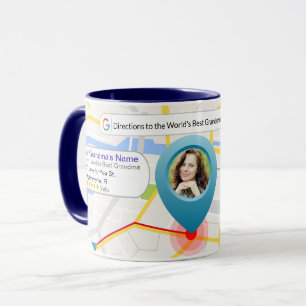 Carte personnalisée de la Meilleure Mug grand-mère