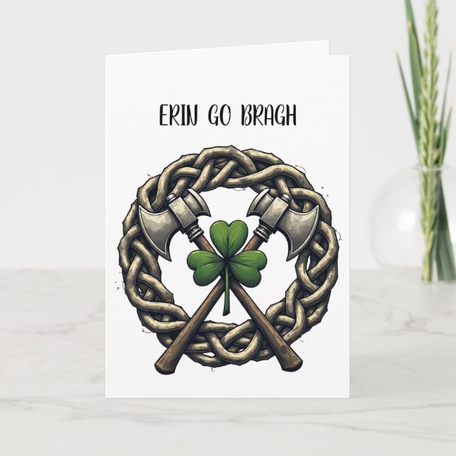 Carte personnalisée de la Saint-Patrick (Devant)