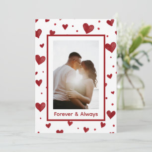 Carte personnalisée de la Saint-Valentin Forever &