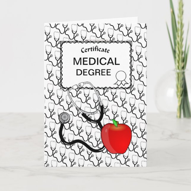 Carte personnalisée du certificat thématique de so (Devant)