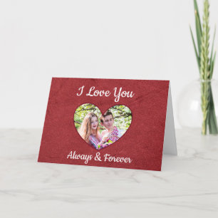 Carte personnalisée I Love You Heureuse Sainte-Val
