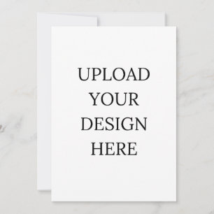 Carte personnalisée, Invitation personnalisée 5x7 