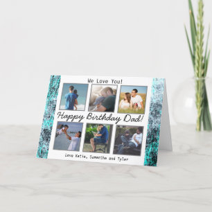 Carte personnalisée Joyeux Anniversaire Papa avec 
