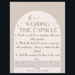 Carte personnalisée mariage Time Capsule<br><div class="desc">Ces cartes-capsules temporelles étaient l'objet le plus discuté à mon mariage. Placez-les à chaque siège et les invités vous écriront une note courte, à ne pas ouvrir avant l'anniversaire qui correspond à leur numéro de table. Par exemple, vous n'ouvrirez pas les notes du tableau 7 avant votre 7e anniversaire de...</div>