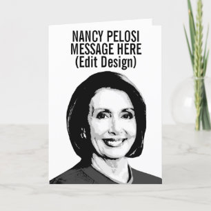 Carte Personnalisée Nancy Pelosi
