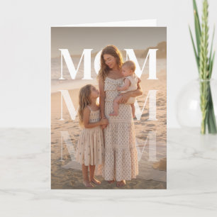 Carte personnalisée PhotoPop Maman