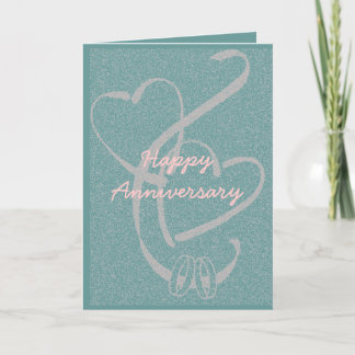 Carte personnalisée pour anniversaire de mariage