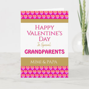 Carte personnalisée pour grands-parents de la Sain