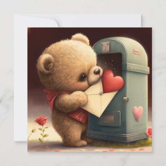 Carte personnalisée pour ma Saint-Valentin (Devant)