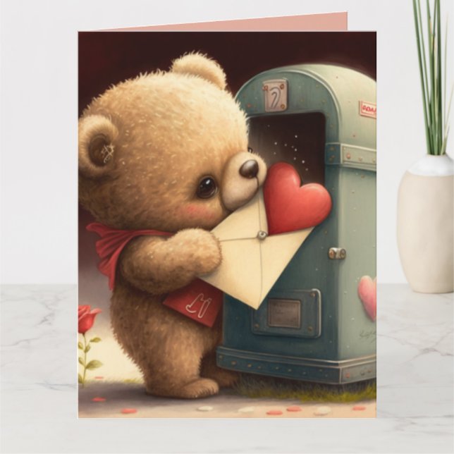 Carte personnalisée pour ma Saint-Valentin (Devant)