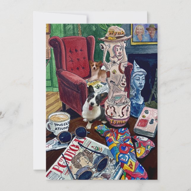 Carte personnalisée Tyme et Wynk (Devant)